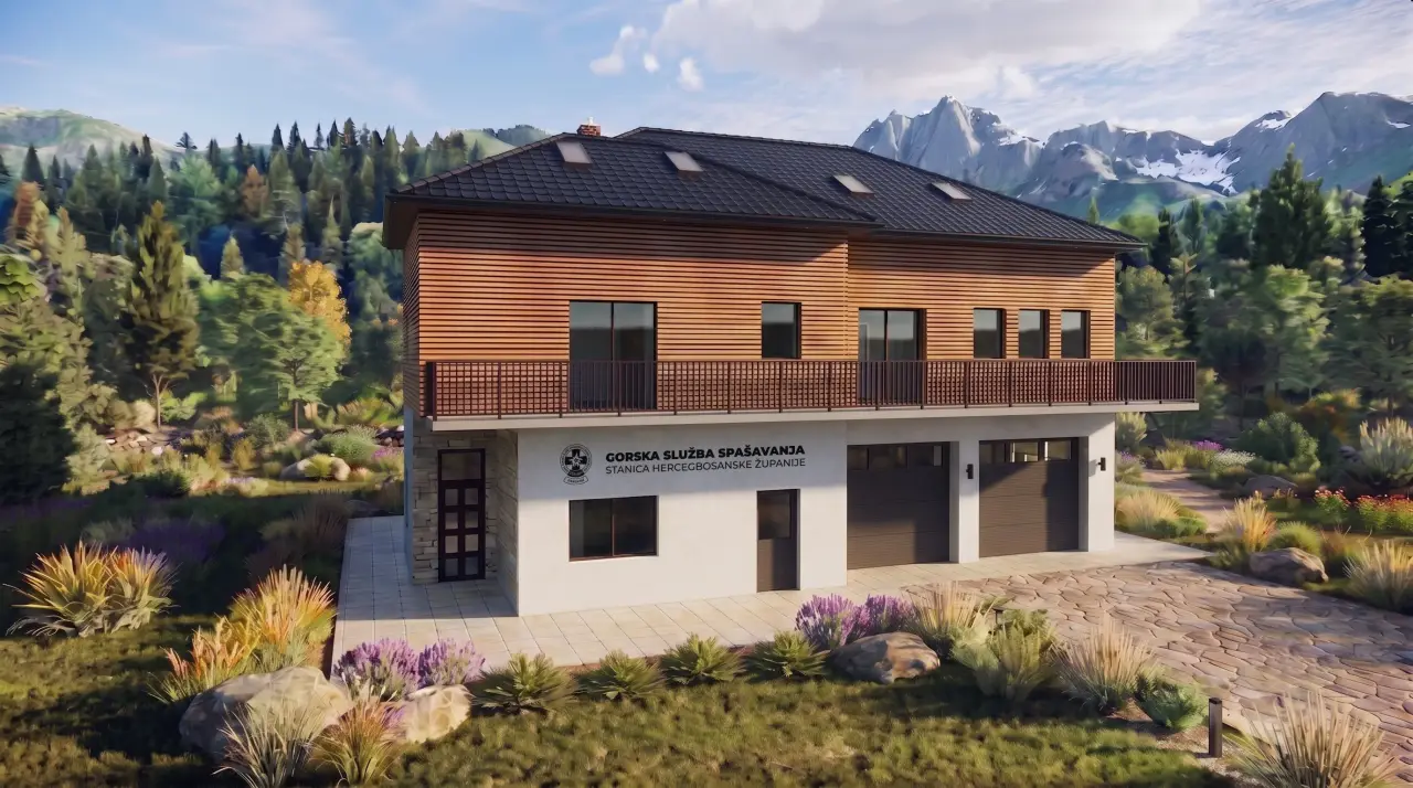 Render Edukacijsko-operativnog centra GSS-a Hercegbosanske županije